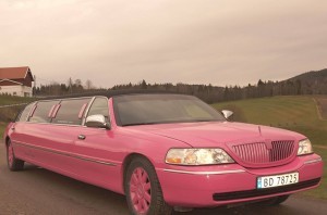 Lincoln Towncar, Pink Limousine, Rosa Limo